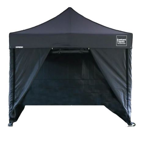 Falt-Zelt Mastertent EasyUp - 3x3 Meter mit Geschlossene Seitenwände