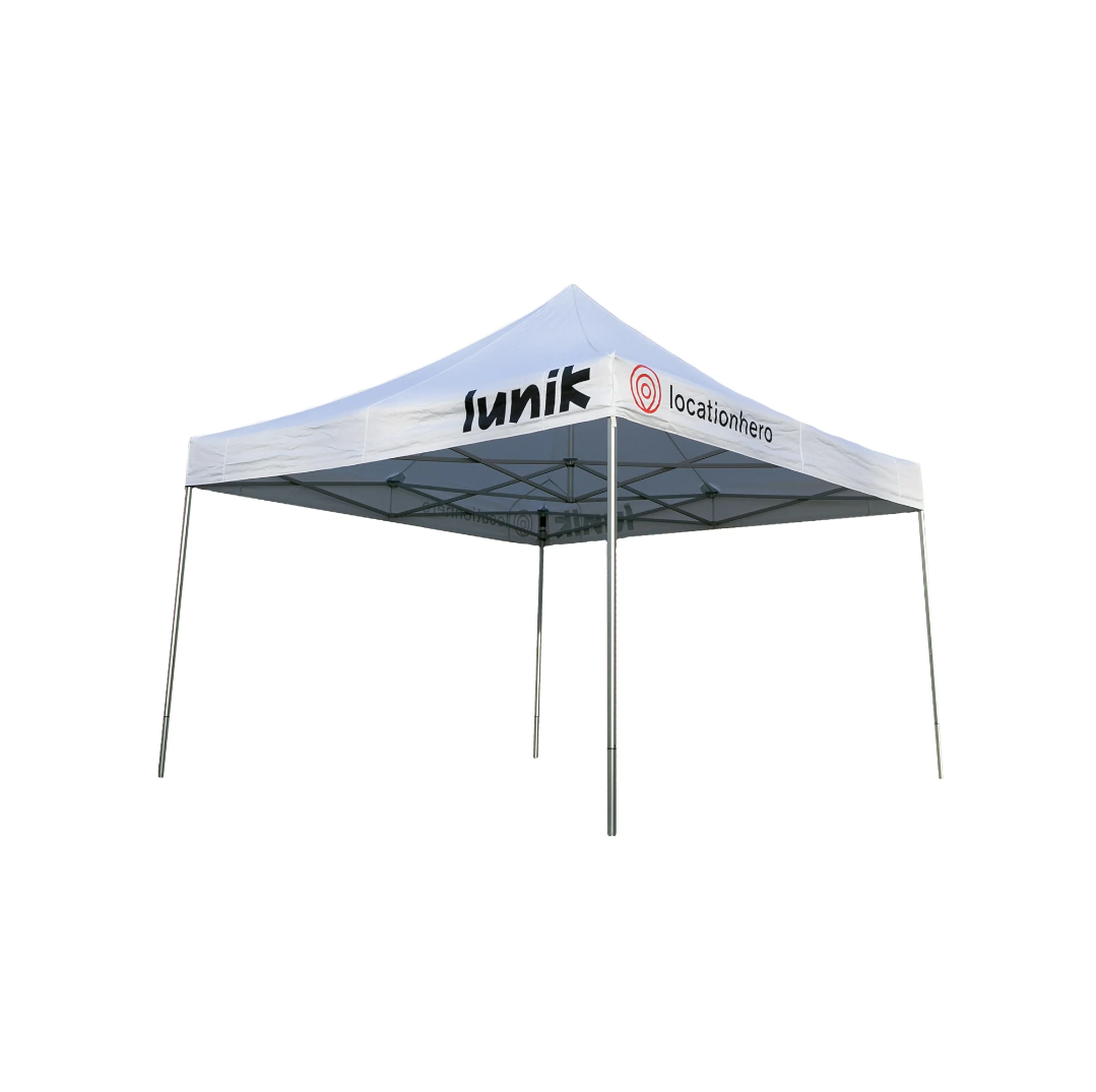 Falt-Zelt Mastertent EasyUp - 4x4 Meter mit Panoramafenster Seitenwände