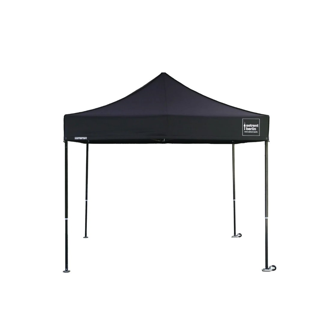 Falt-Zelt Mastertent EasyUp - 3x3 Meter mit Geschlossene Seitenwände