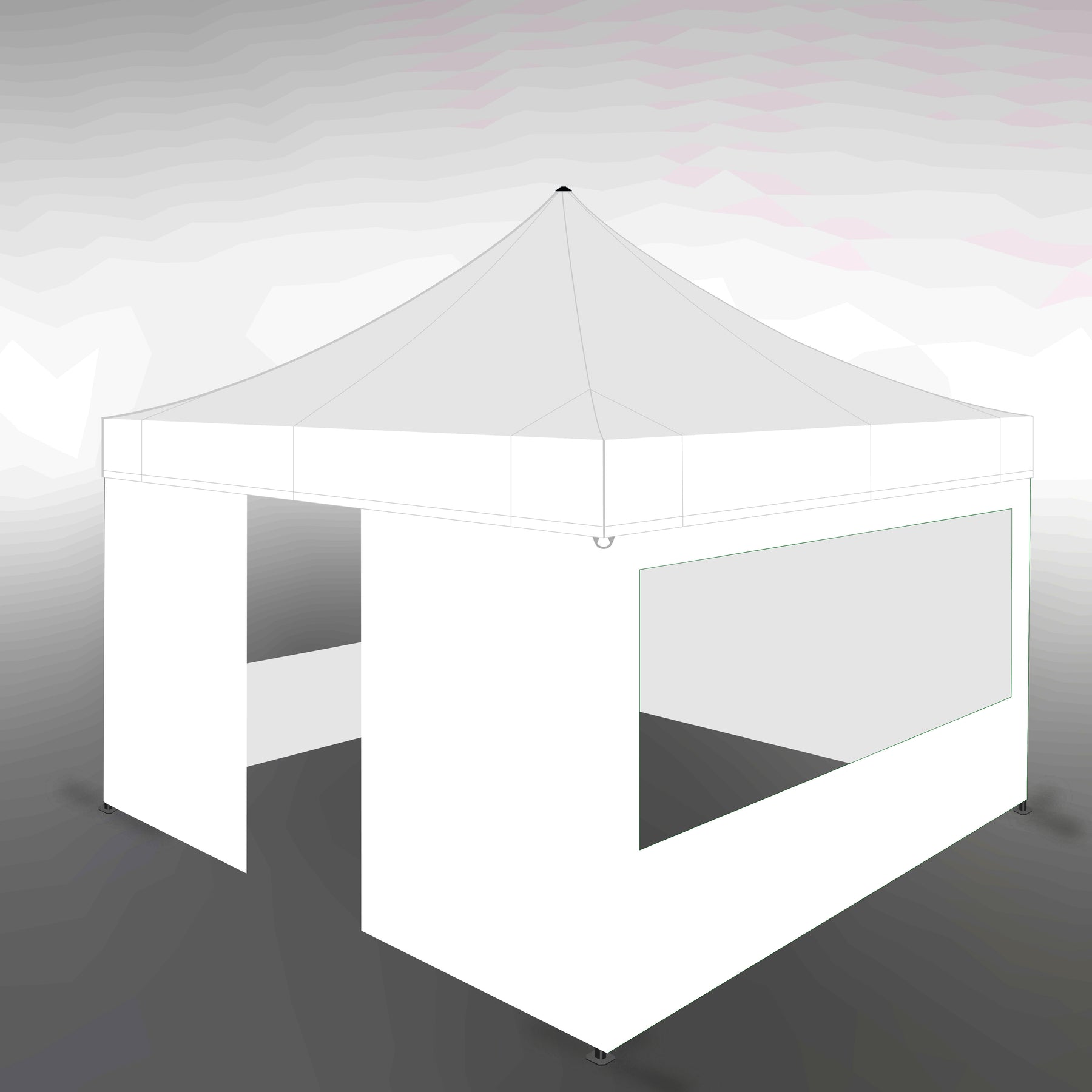 zelt 4 x 4 meter Falt-Zelt Mastertent EasyUp