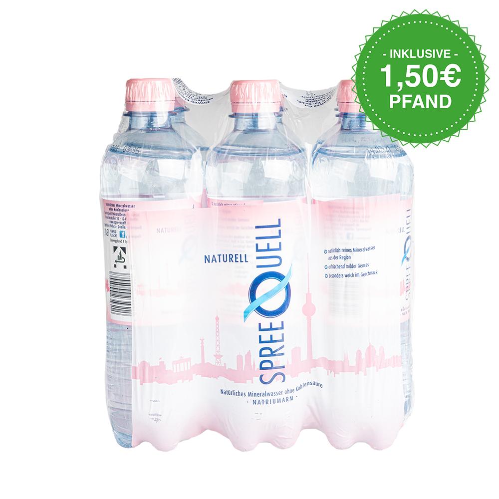 Mineralwasser naturell 6x 0,5l